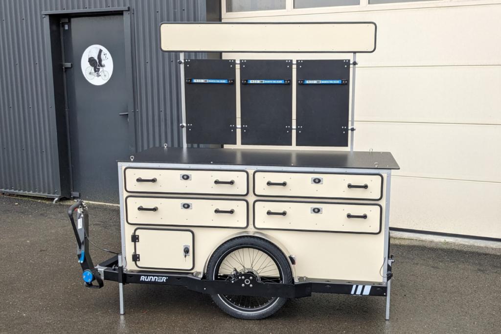 Remorque vélo ateliers mobiles Dijon