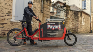 Biporteur artisant plombier Rennes