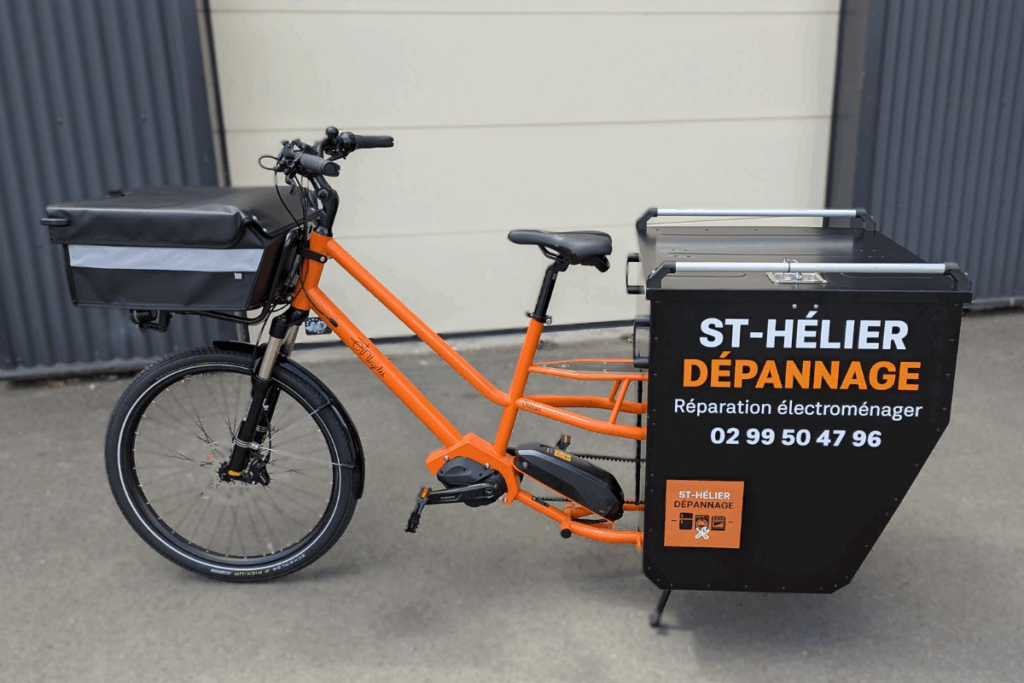 Caisse vélo cargo électrique