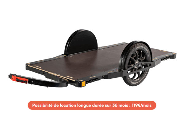 Location vélo remorque freinée