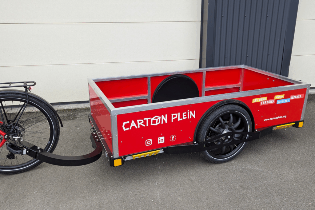 Remorque vélo freinée