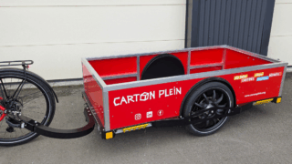 Remorque vélo freinée