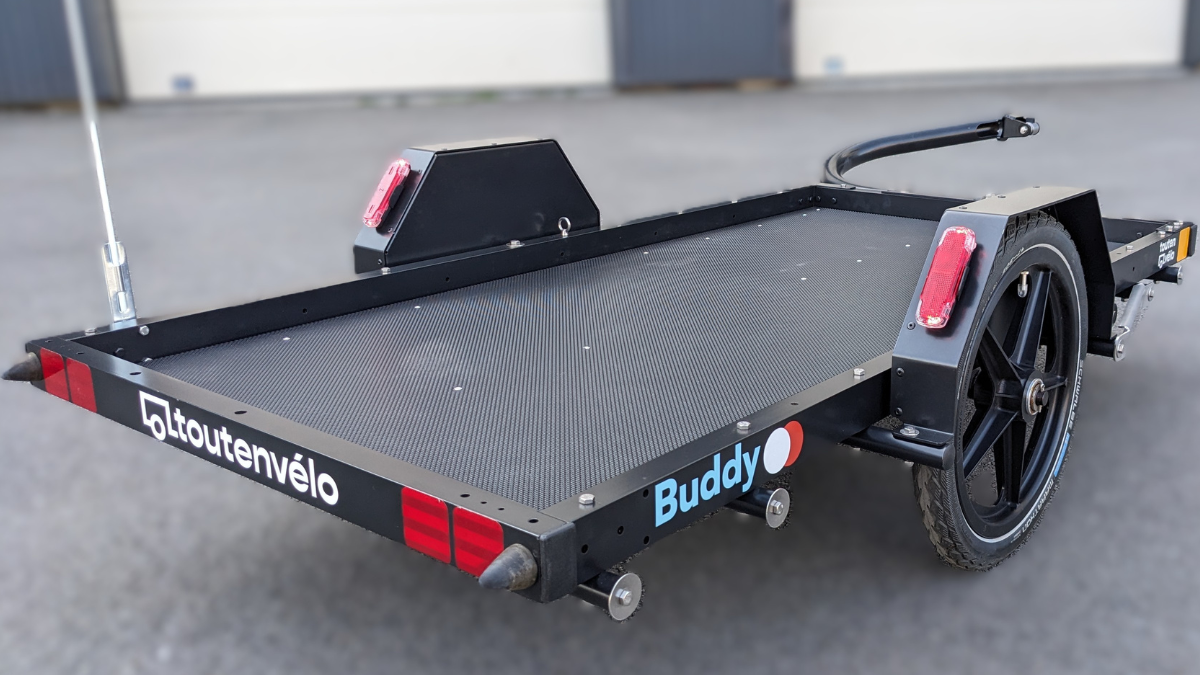 Remorque vélo plateau charge utile 150kg