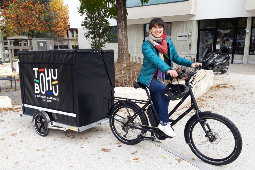 Remorque vélo grand volume Poitiers