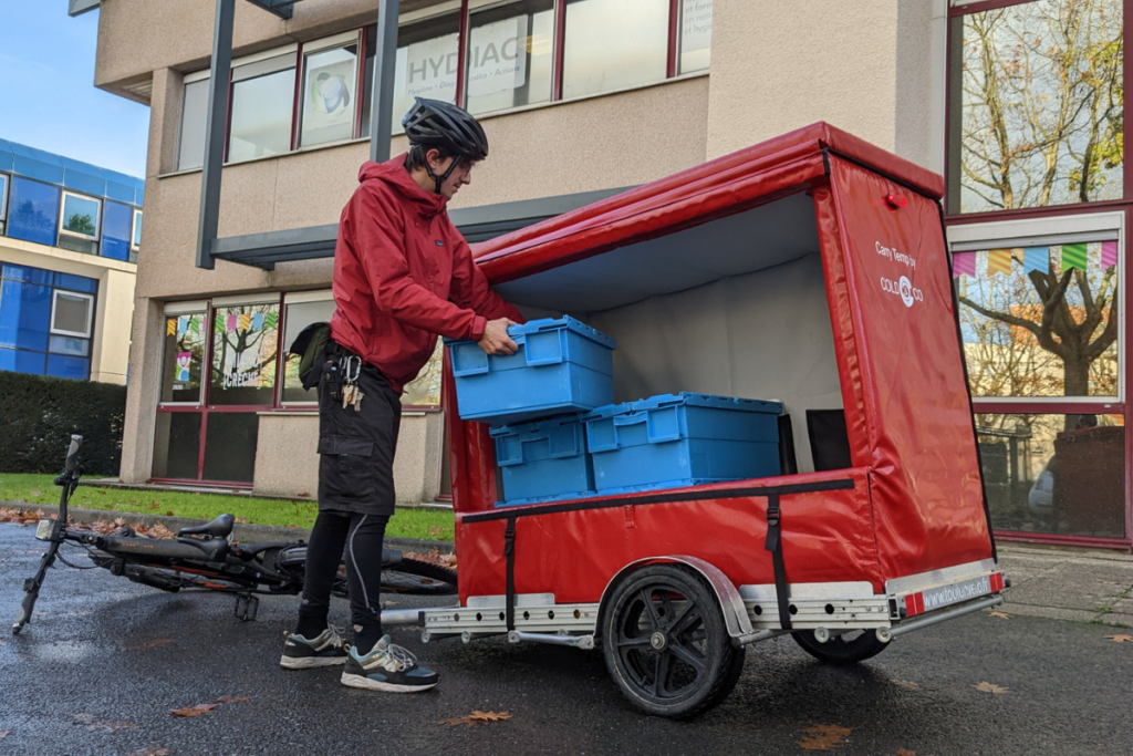 Remorque vélo réfrigérée Biarritz