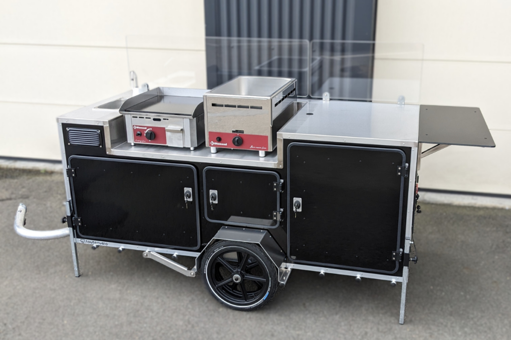 Remorque vélo street-food Montpellier